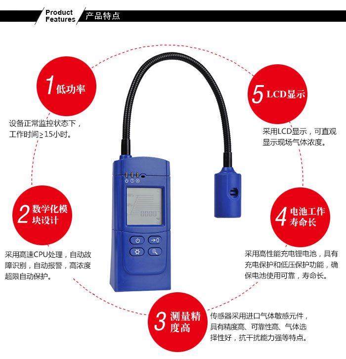 氢气检测仪使用方法